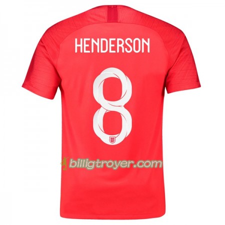 Billige Fotballdrakter England Henderson 8 VM 2018 Bortedraktsett